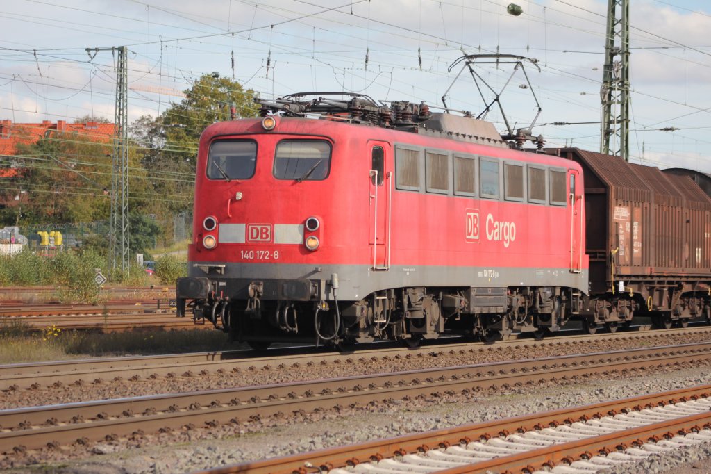 DB 140 172-8 Kommt am 14.10.2011 durch Buchholz(Nordheide) Gefahren. 