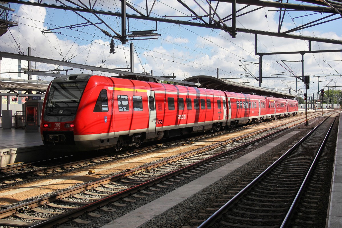 DB Regio 612 616 am 14.08.2013 in Erfurt Hbf
