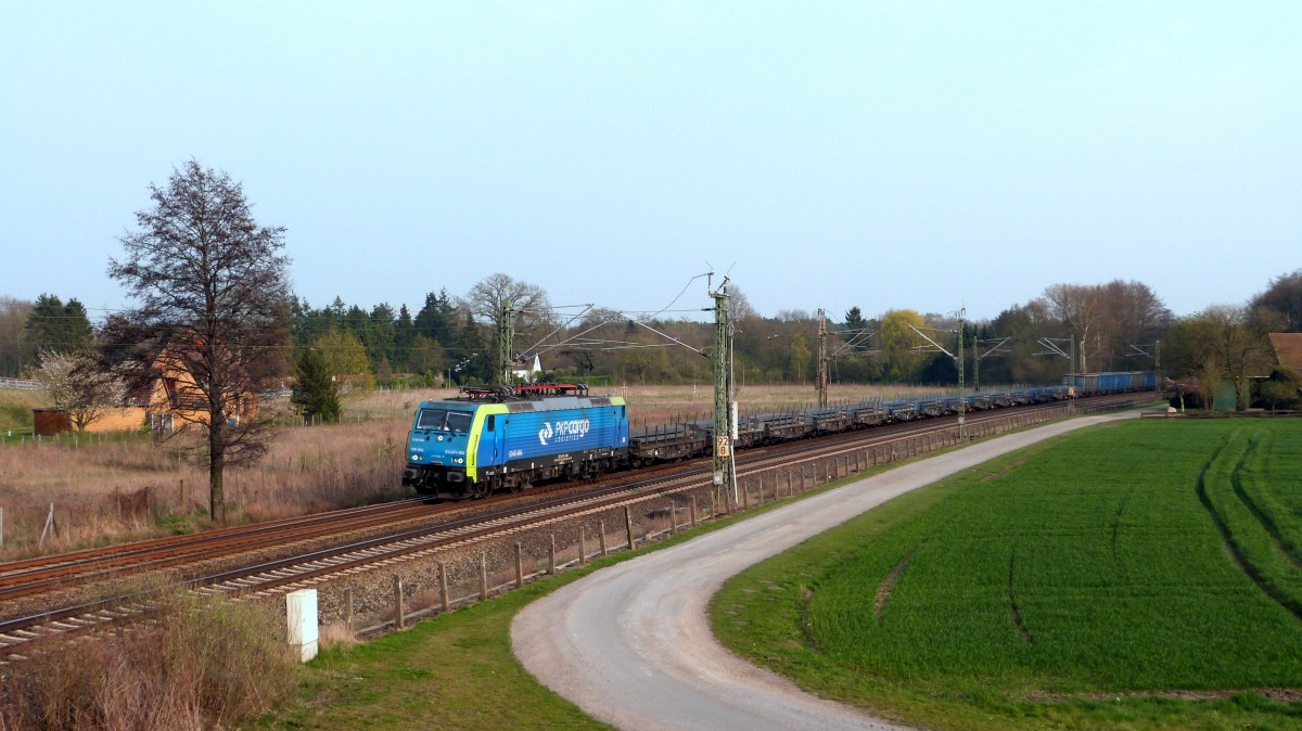 PKP Cargo 189 804 aus Polen mit Brammenzug Richtung Stahlwerk Bremen

02.04.2014 - Langwedel-förth
