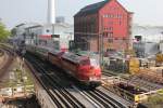 Die Altmark Rail Noab 1149 & 1155 mit dem IGE Sonderzug nach Odense machte am Freitag den 05 September 2014 einen Abstecher nach Hamburg auf ihren Weg und kam durch Hamburg Sternschanze gefahren.