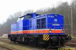 Raildox 293 002 abgestellt im Bbf. Hamburg-Harburg am 29.03.2014