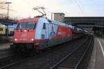 BR 101/325465/db-101-109-7-mit-cnl-aus DB 101 109-7 mit CNL aus Mnchen Ost am 26.02.2014 in Hamburg Harburg auf Gleis 2.