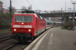 BR 120/331768/am-29032014-kam-ueber-gleis-6 Am 29.03.2014 kam über Gleis 6 der IC Leerpark mit der DB 120 141-7 gefahren in Hamburg Harburg.