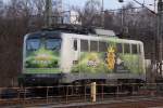 Sunrail 140 002-7 war am 26.02.2014 in Hamburg Harburg abgestellt.