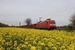 BR 152/336354/db-152-159-0-bei-der-durchfahrt DB 152 159-0 bei der Durchfahrt in Bremen Mahndorf am 17.04.2014