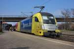 Es war der 29.03.2014 als der Hamburg-Köln-Express mit dem boxxpress Taurus ES 64 U2-025 bei der Ausfahrt in Hamburg Harburg Gleis 5.