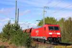 BR 185/334344/185-297-mit-gueterzug-in-berlin-wuhlheide 185 297 mit Güterzug in Berlin-Wuhlheide auf dem Weg nach Westen am 09.04.2014