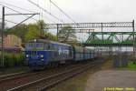 diverse/334338/pkp-et22---2010-mit-gueterzug PKP ET22 - 2010 mit Güterzug am 08.04.2014 in Krzyz (Polska)