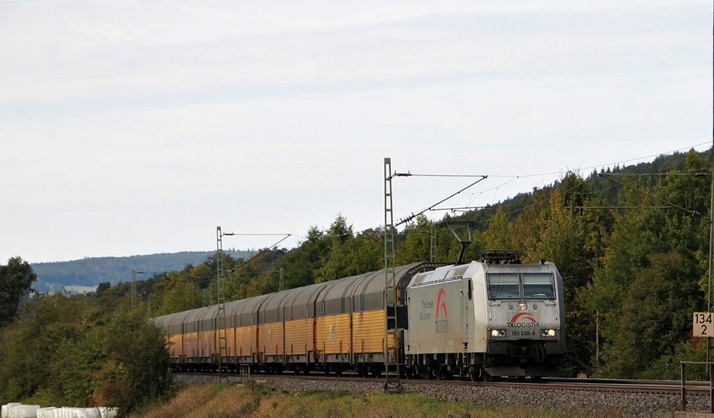 185 538 im Haunetal am 23.9.2012! 