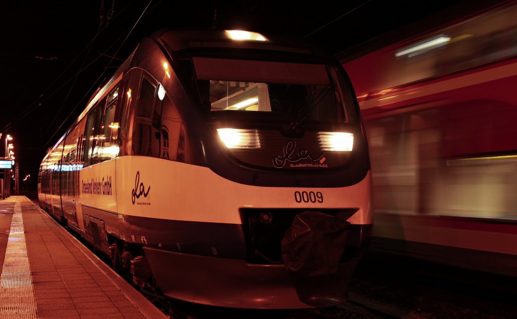 Der OLA VT 0009 am 21.1.2012 in G�strow