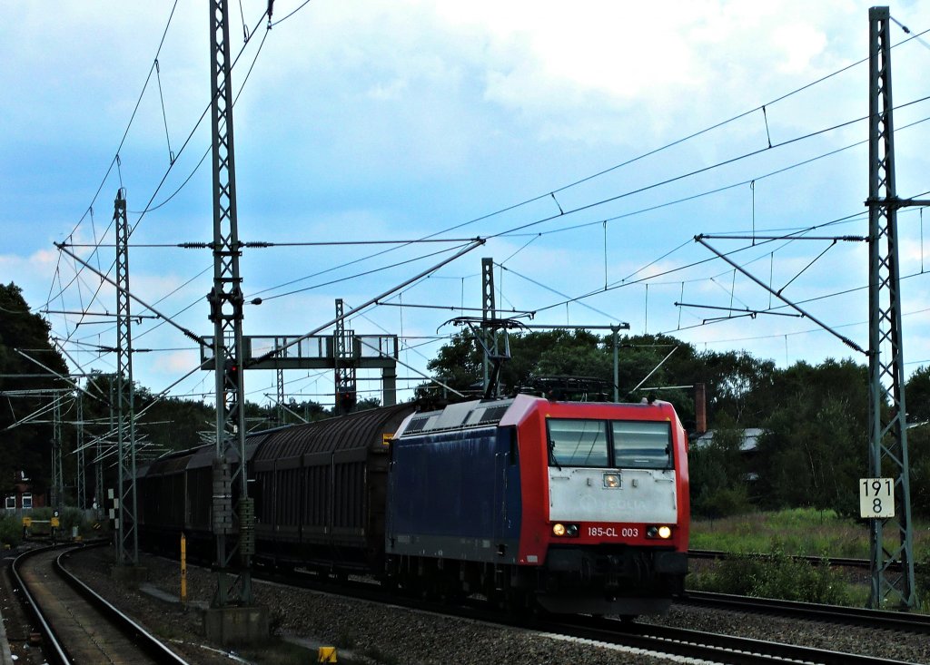 Die 185 CL 003 in Hagenow Land am 8.7.2011