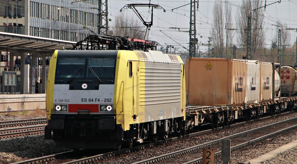 Die 189 202 in M�nchen am 3.4.2012!