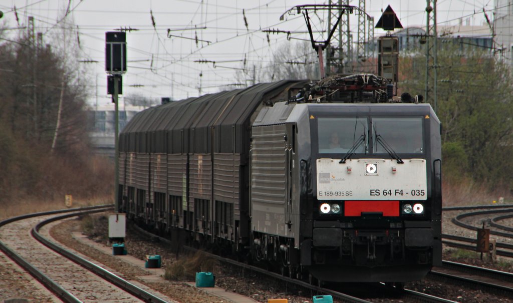 Die 189 935 in M�nchen am 3.4.2012!