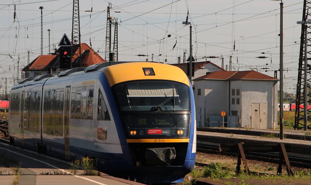 MRB VT 615 in Leipzig HBF am 18.08.2012!
