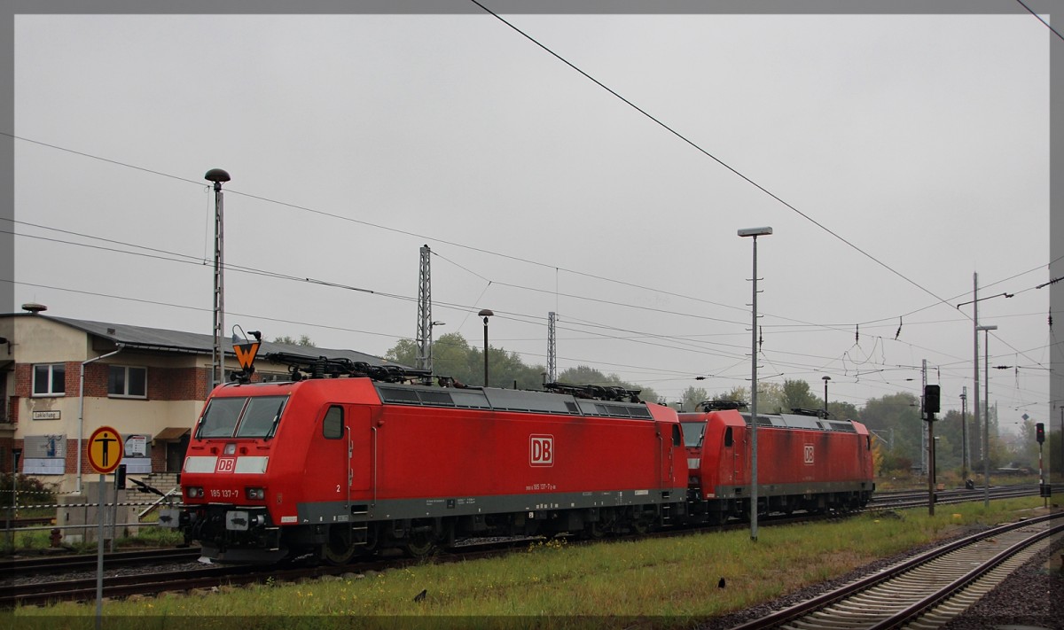 185 137 abgestellt in Wismar am 17.10.2015
