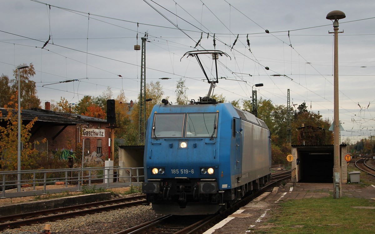 185 519 in Gaschwitz am 21.10.2013