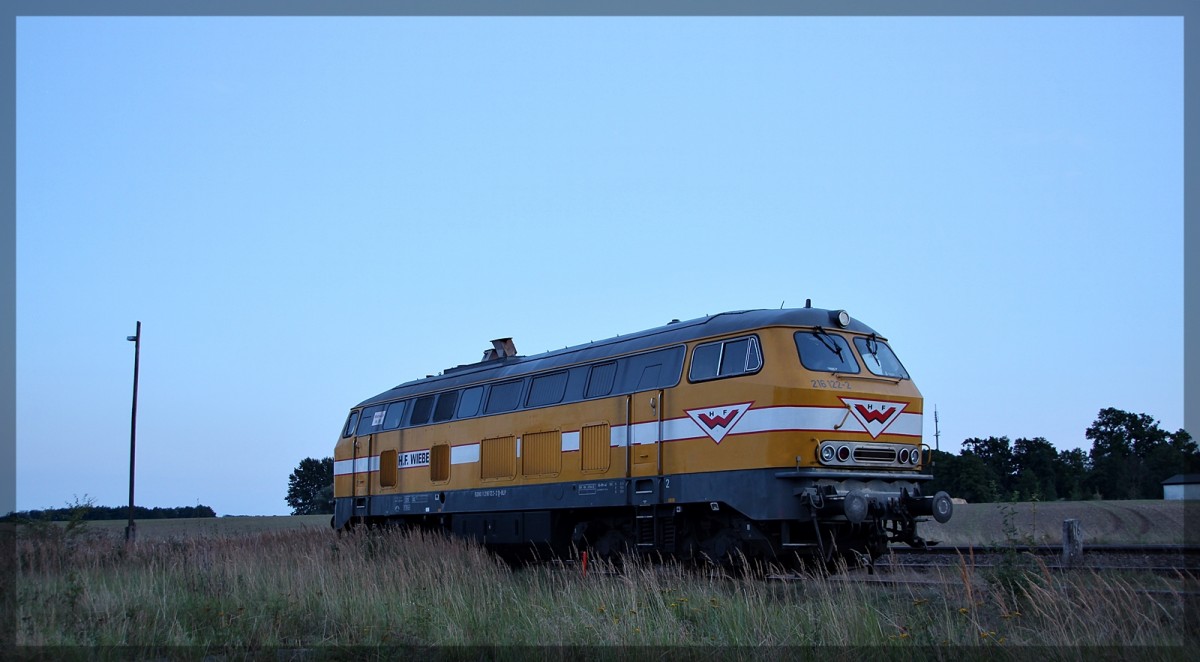 216 122 von Wiebe abgestellt in Möllenhagen am 04.09.2015