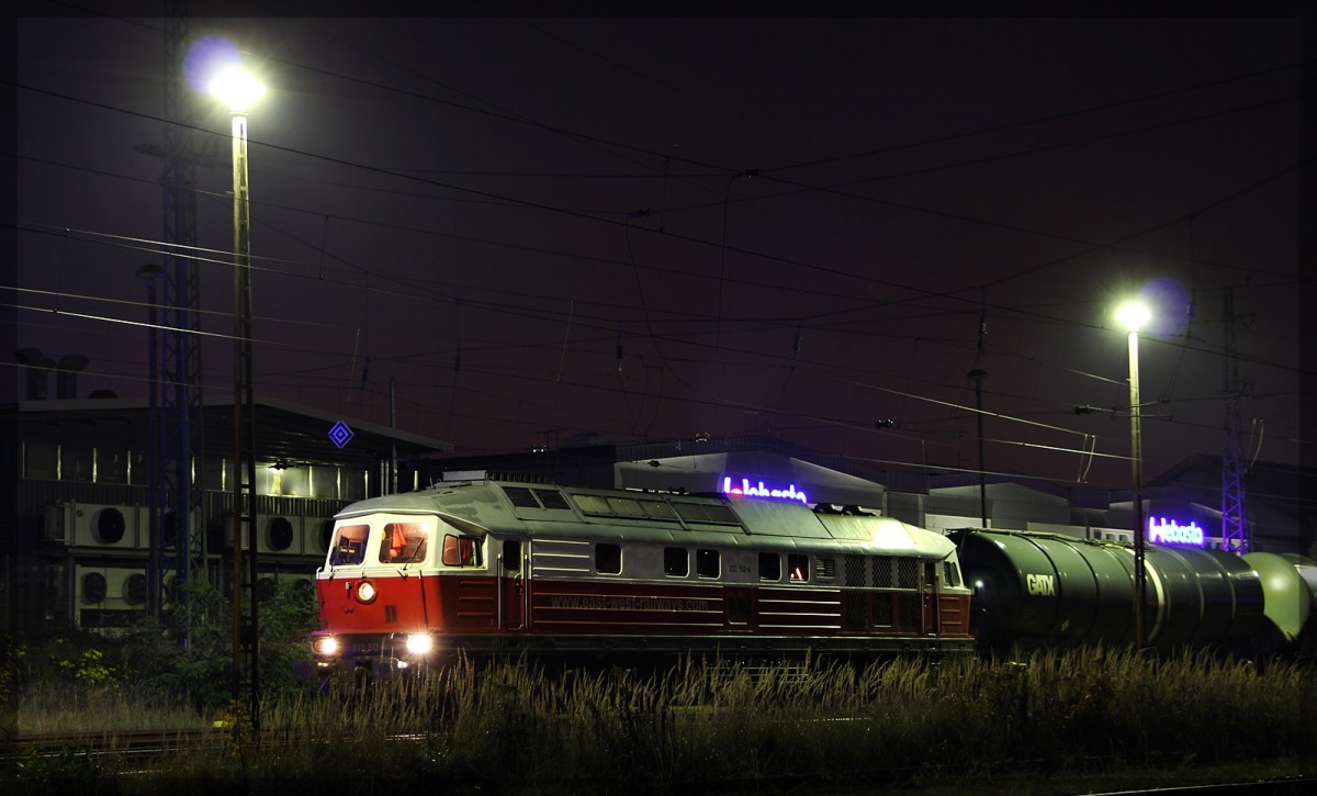 232 512-4 wartet in Neubrandenburg am 24.10.2015 aus Ausfahrt.