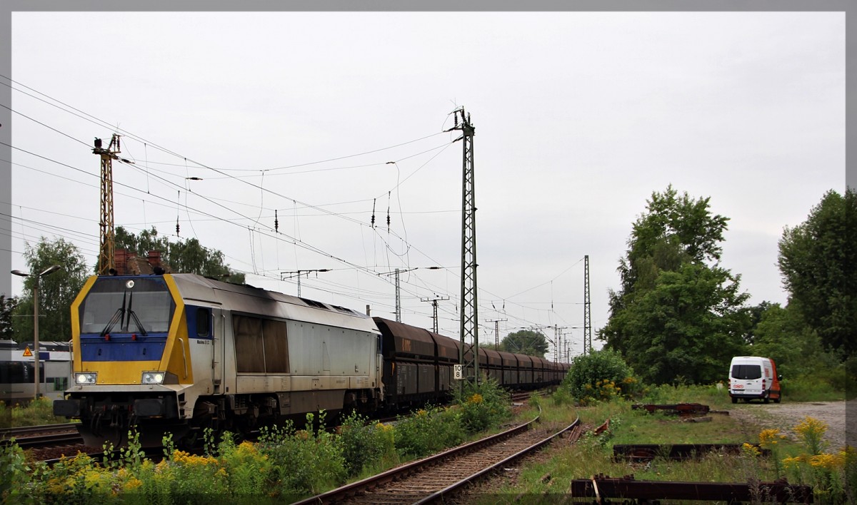 263 001 bei der Durchfahrt in Leipzig-Thekla am 19.08.2015