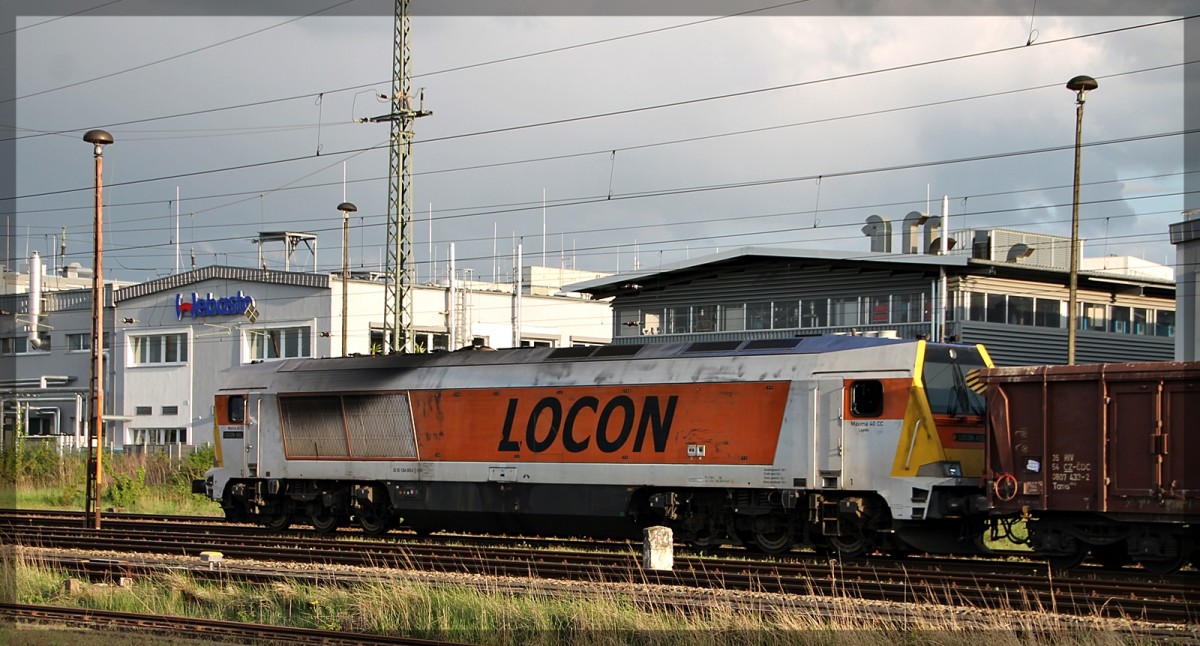 264 005 in Neubrandenburg kurz vor der Abfahrt in Richtung Neustrelitz am 06.05.2015