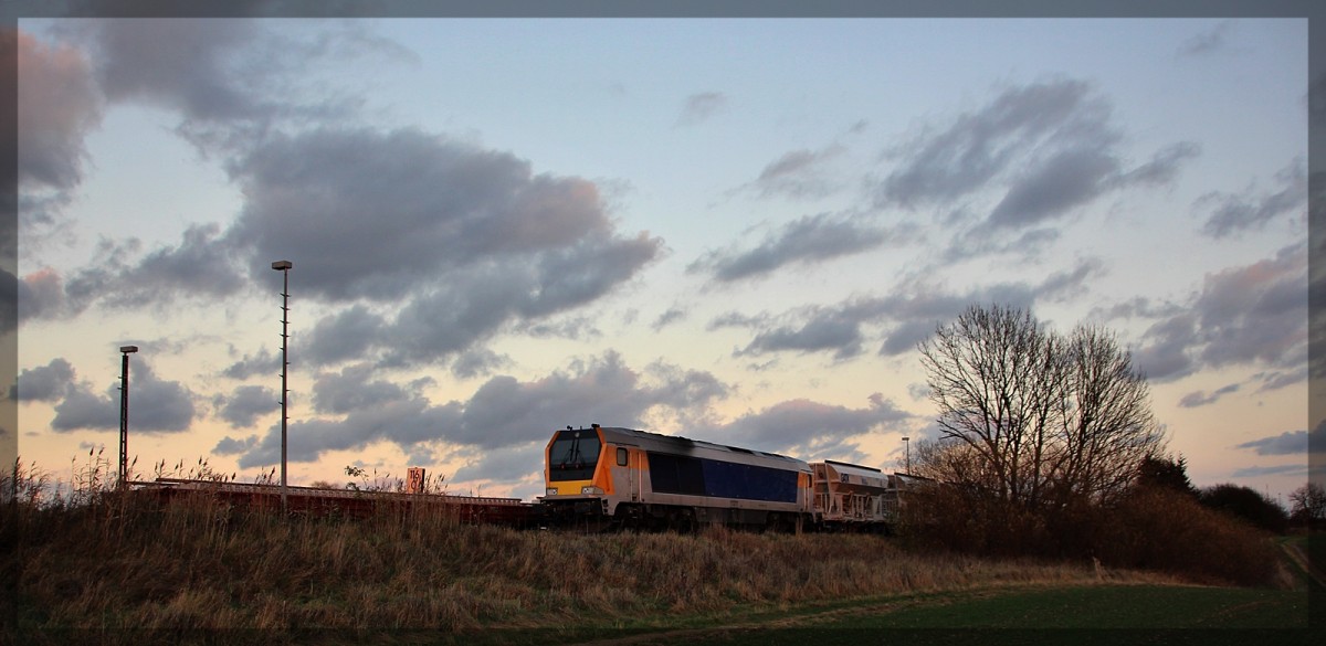 264 009 von NRS abgestellt in Möllenhagen am 12.11.15