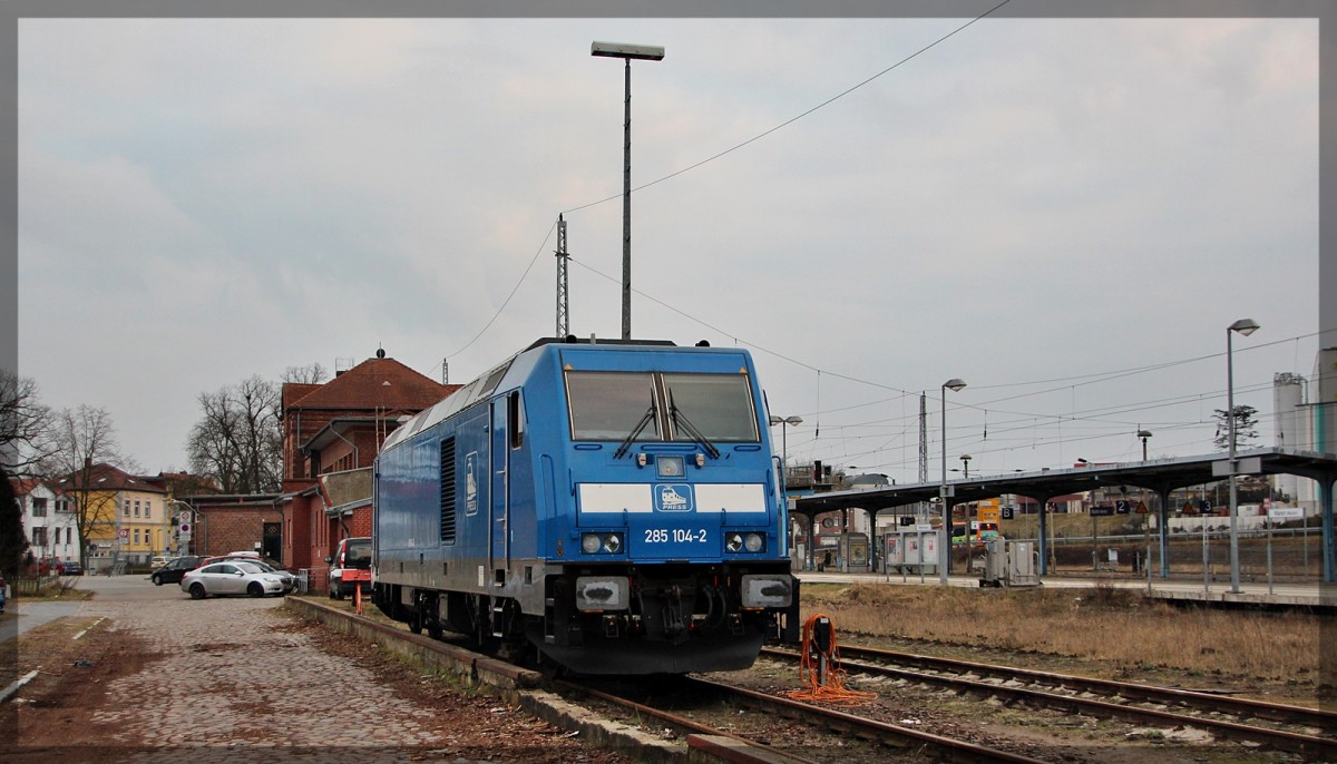 285 104 der Press abgestellt in Waren an der Müritz am 10.03.2016