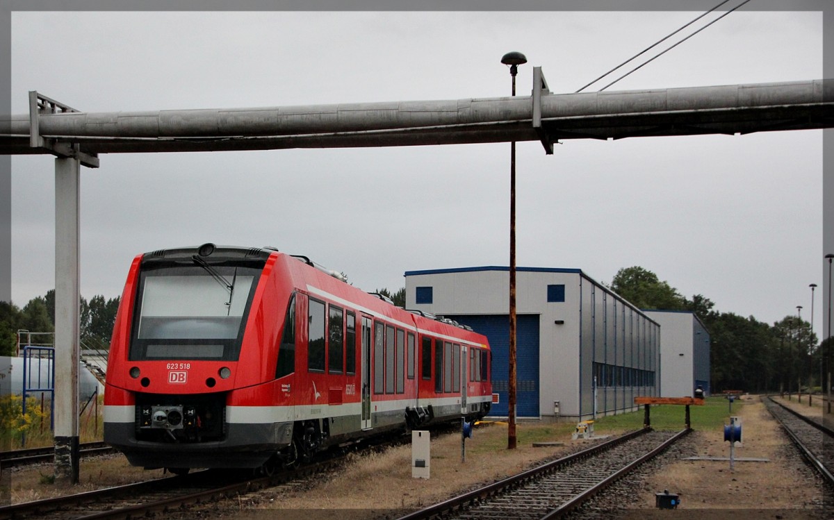 623 018 von DB Regio Nordost - Neubrandenburg im IAB Neubrandenburg am 01.09.2015