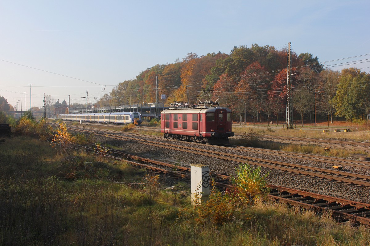 Centralbahn 10019 Rangierte im Bahnhof Tostedt am 01.011.2015