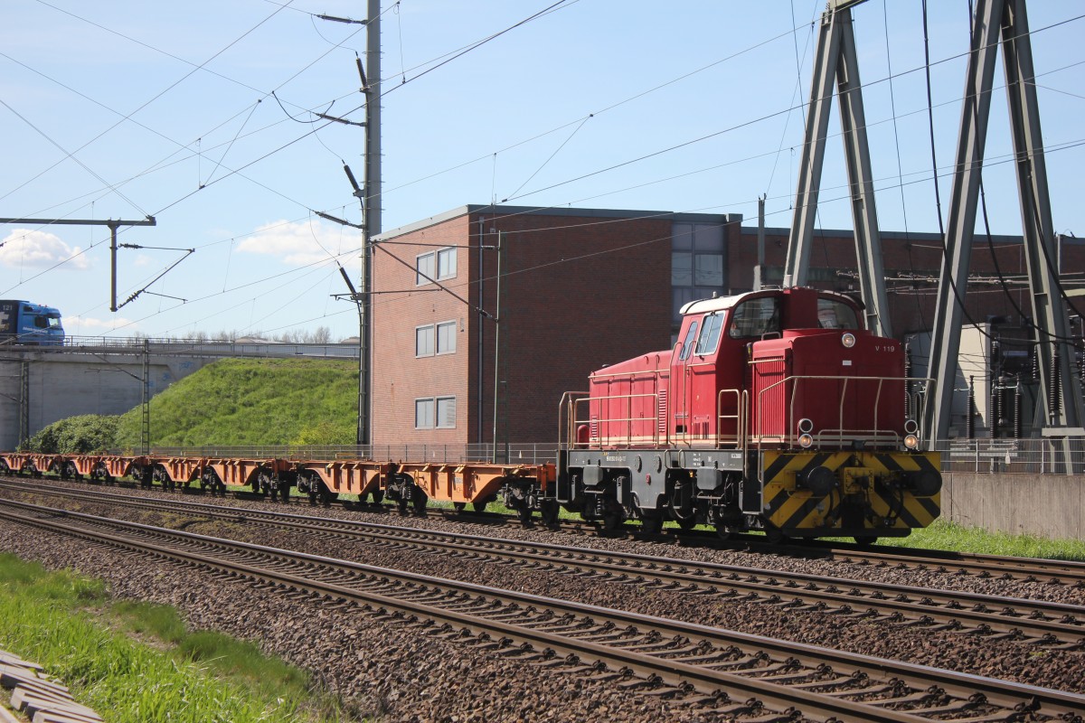 ProLok GmbH 512 011-8 Rangiert am 16.04.2014 in Hamburg Waltershof.