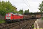 232 901 mit gemischten Güterzug in Hamburg-Harburg auf dem Weg nach Maschen am 02.05.2014