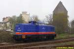 Raildox 293 002 abgestellt in Stendal am 06.04.2014