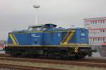 evb Mittelweserbahn V1202 Abgestellt am 04.12.2012 in Hamburg Waltershof / Dradenau.