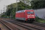 DB 101 087-5 kommt LZ durch Hamburg Harburg am 28.08.2014 