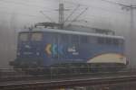 evb Logistik 140 774-1 bei Nebel in Hamburg Harburg Abgestellt am 06.03.2014