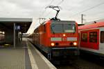 Richtungswechsel für 143 030-5 mit S68 in Wuppertal-Vohwinkel, bevor es zurück nach Langenfeld (Rheinland) geht. 25.02.2014