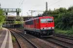 BR 155/364470/meg-705-auf-lz-fahrt-in MEG 705 auf LZ fahrt in Hamburg Harburg am  28.08.2014.