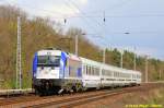 PKP ICCC 5 370 001 mit EuroCity  Berlin-Warszawa-Express  am 09.04.2014  in Berlin-Friedrichshagen auf dem Weg nach Berlin Hbf