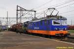 LOTOS 181 116 mit Kesselwagenzug am 07.04.2014 in Inowroclaw (Polska)
