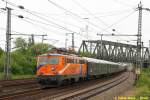 Northrail 1142.579  Susi  mit Sonderzug am 10.05.2014 in Hamburg-Veddel auf dem Weg nach Hamburg Hbf