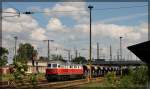 232 356 der WFL abgestellt in Neubrandenburg am 19.05.2015.
