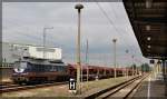 232 103 von Raildox bei ihrer Pause in Waren an der Müritz am 01.09.2015