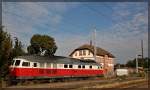 232 141 der WFL abgestellt in Neustrelitz Hbf am 04.10.2015