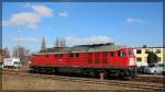 232 909 abgestellt in Waren (a.d.Müritz) am 16.03.2016