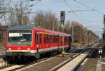 Der 628 311 in Hagenow Land am 11.2.2012