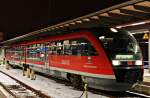 Der 642 185 in Rostock am 11.2.2012