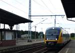 Eine Doppeltraktion Desiro in F�rstenberg(Havel) am 27.6.2009