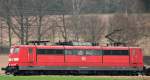 Die 151 049 bei Fulda am 2.4.2012!