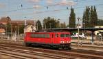 155 206-6 in Waren(Müritz) am 1.10.2013.