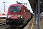 Die 182 021 in Cottbus am 29.10.2011