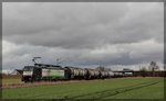 189 209 der RTB verlässt Stendell in Richtung Passow am 22.03.2016